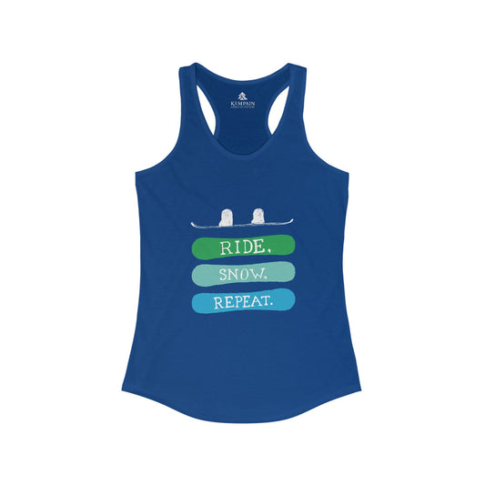 Ride Snow Repeat Racerback