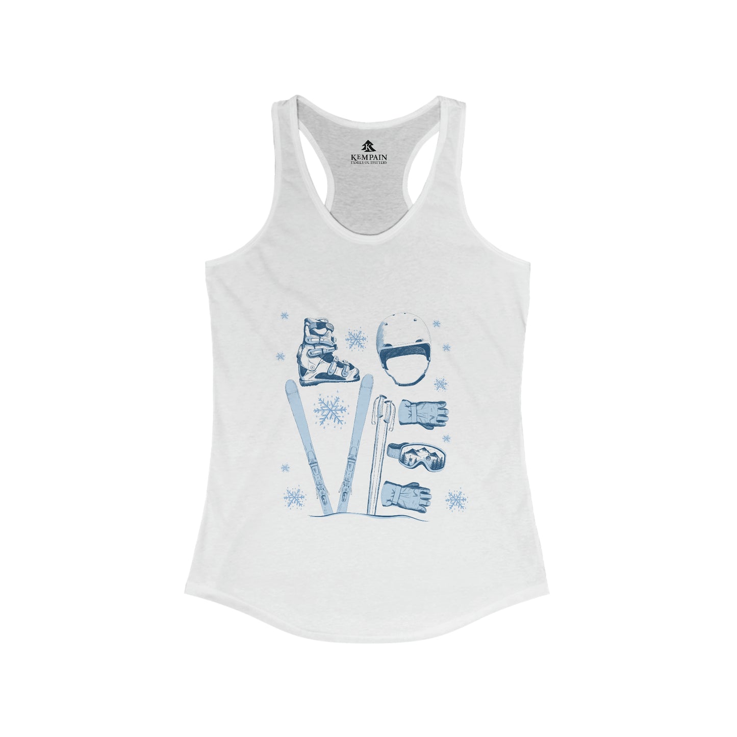 Women's Ski Gear Racerback Tank Top