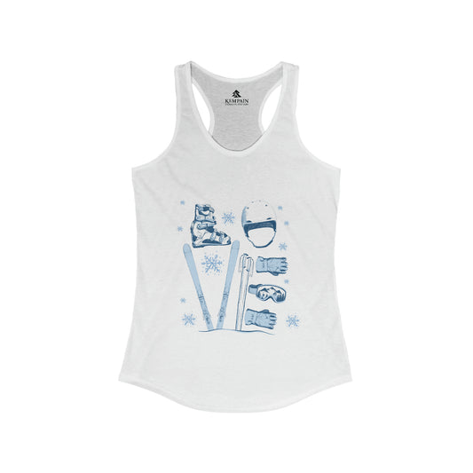 Women's Ski Gear Racerback Tank Top