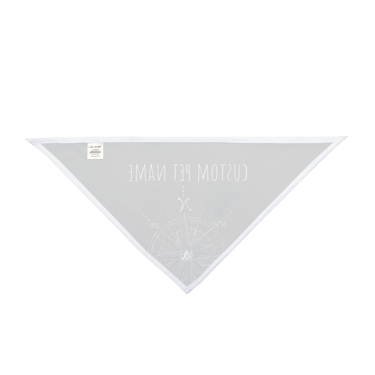 Custom True North Compass Pet Bandana