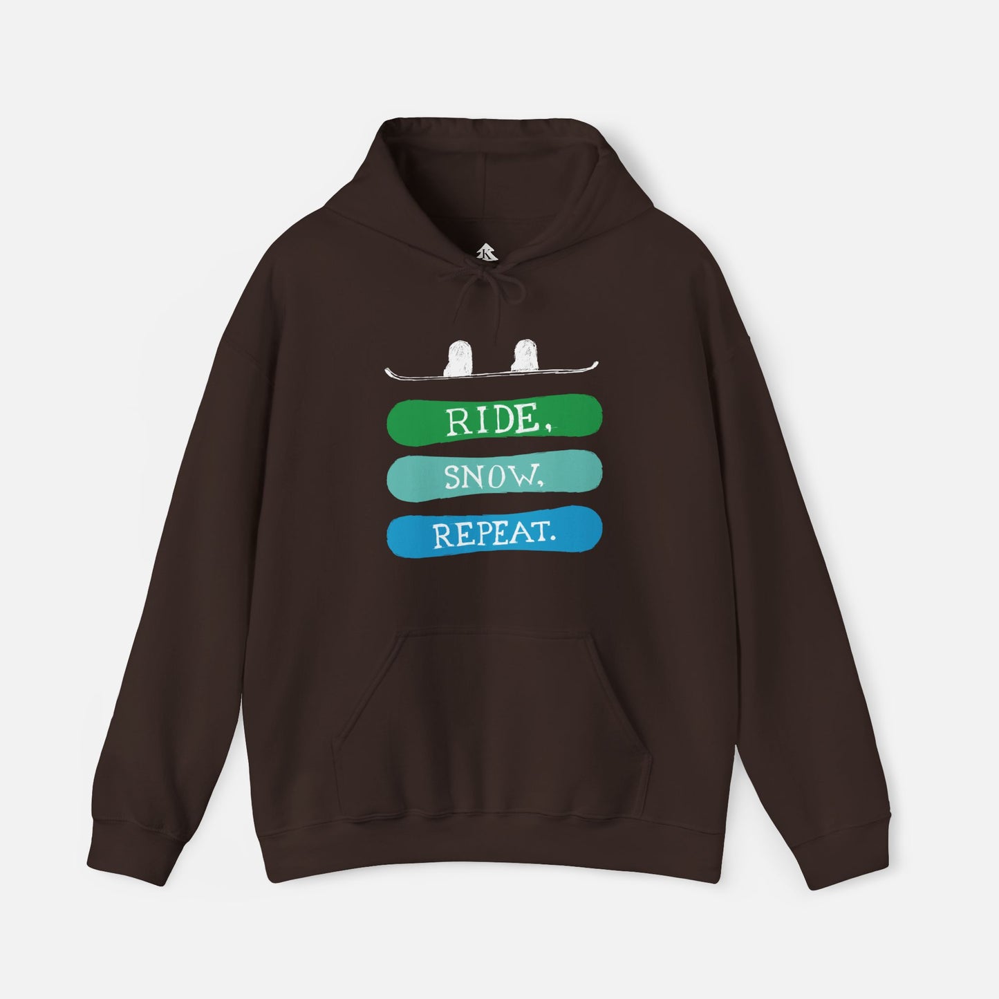 Men's Ride, Snow, Repeat Hoodie | Unisex Fit