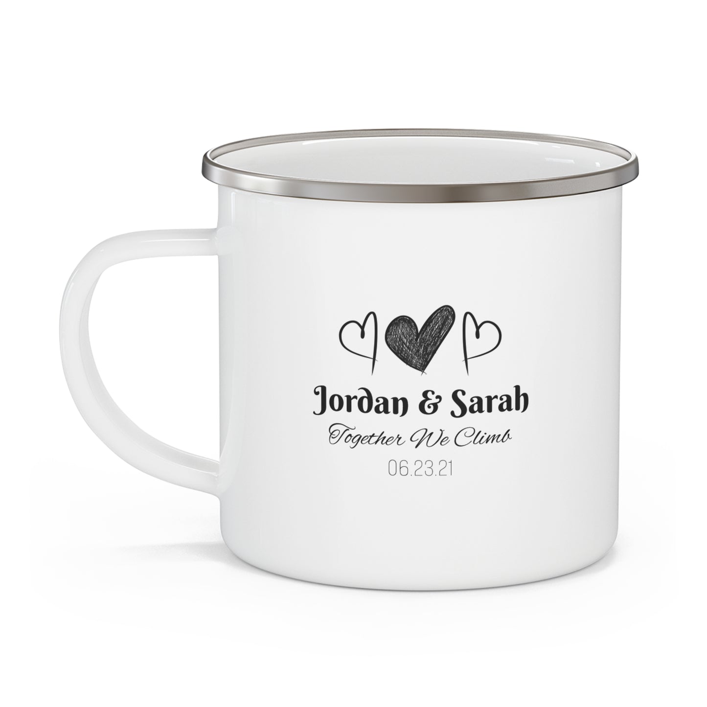 Hiking Couple Mug | Together We Climb // Personalized //