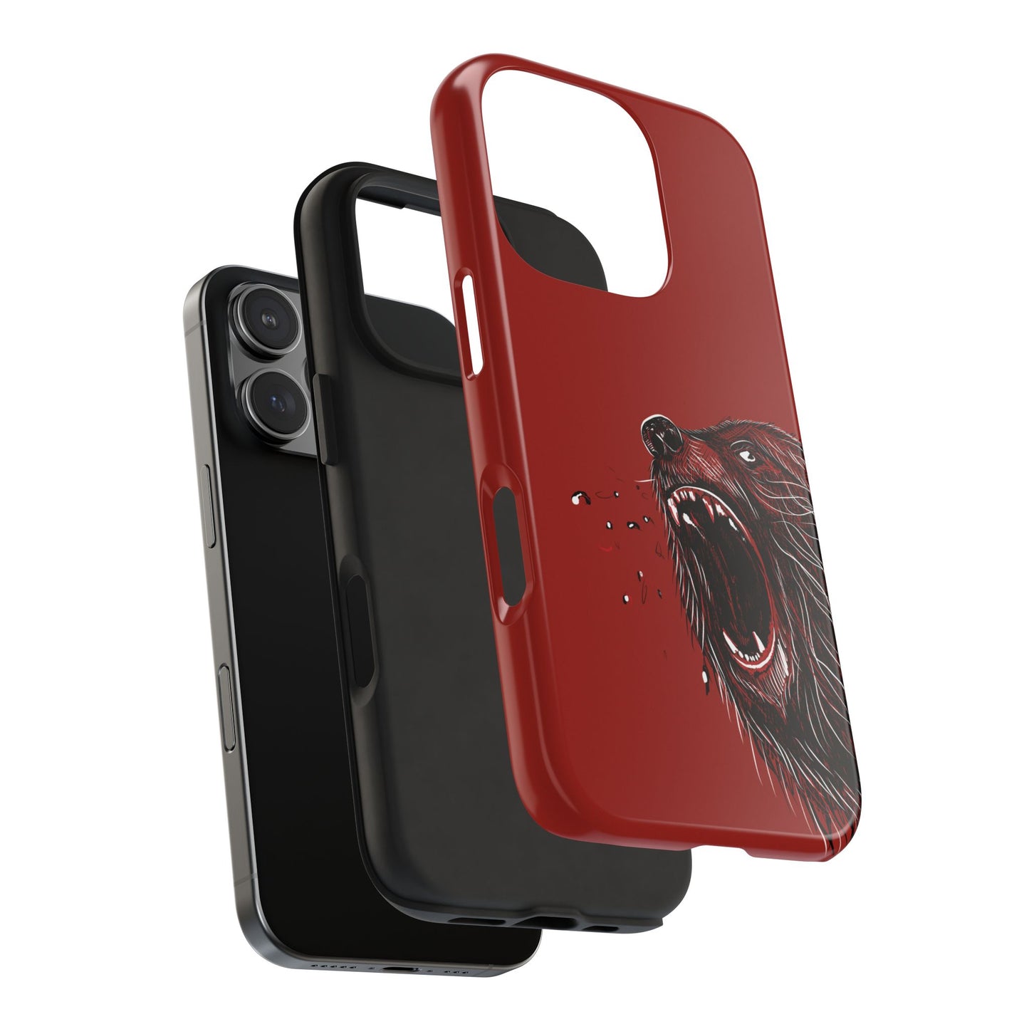 Roaring Bear Phone Case – Rugged Protection with Wild Style