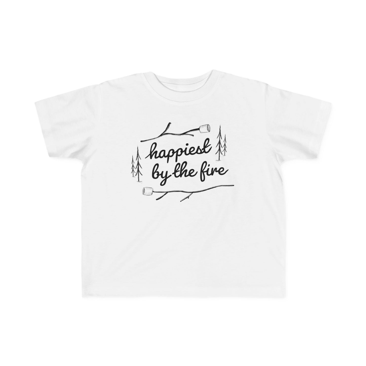Toddler's Happiest By the Fire T-Shirt