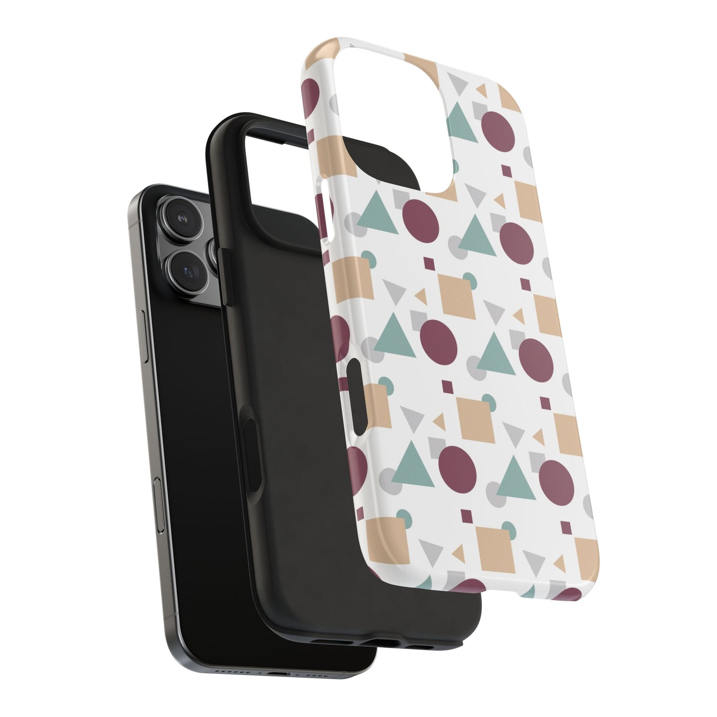 Vibrant Geometric Pattern Phone Case – A Modern Work of Art for Your Device