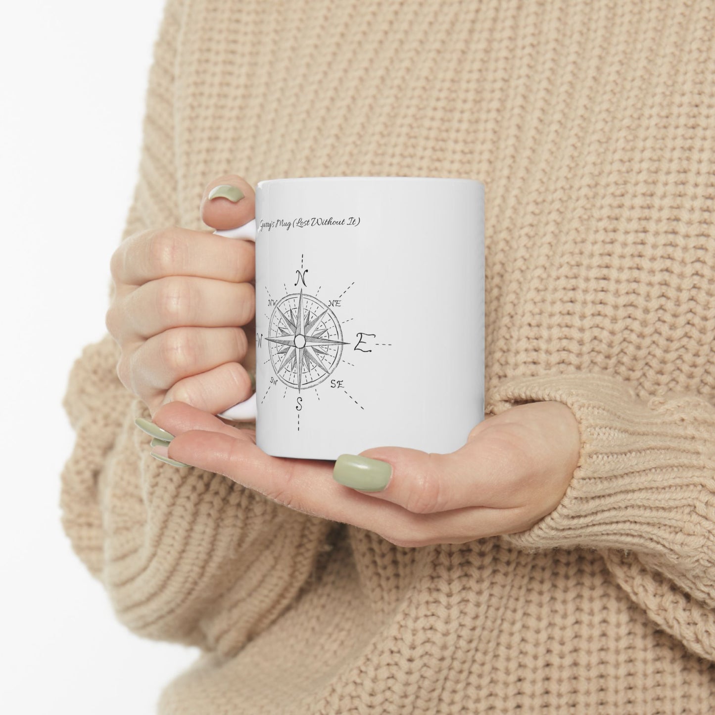 Personalized Compass Rose Mug