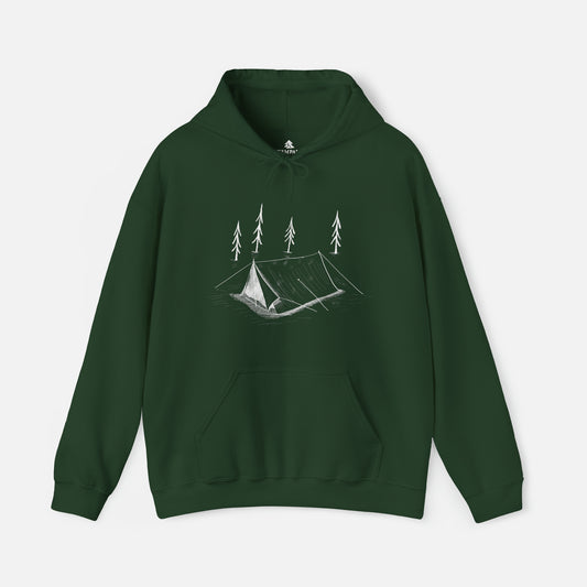 Men's Camping Tent Hoodie | Unisex Fit