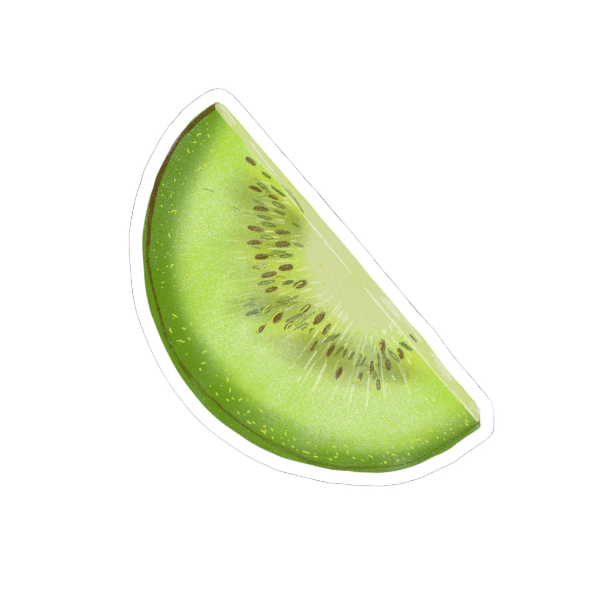 Kiwi Fruit Sticker | Vibrant Summer Kiss-Cut Decal