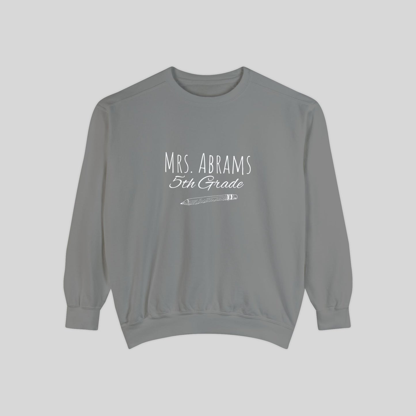Personalized Teacher Sweatshirt, Teacher and Grade Personalized Crewneck Sweater, First Day of School Sweater, Unisex Crewneck Sweater.