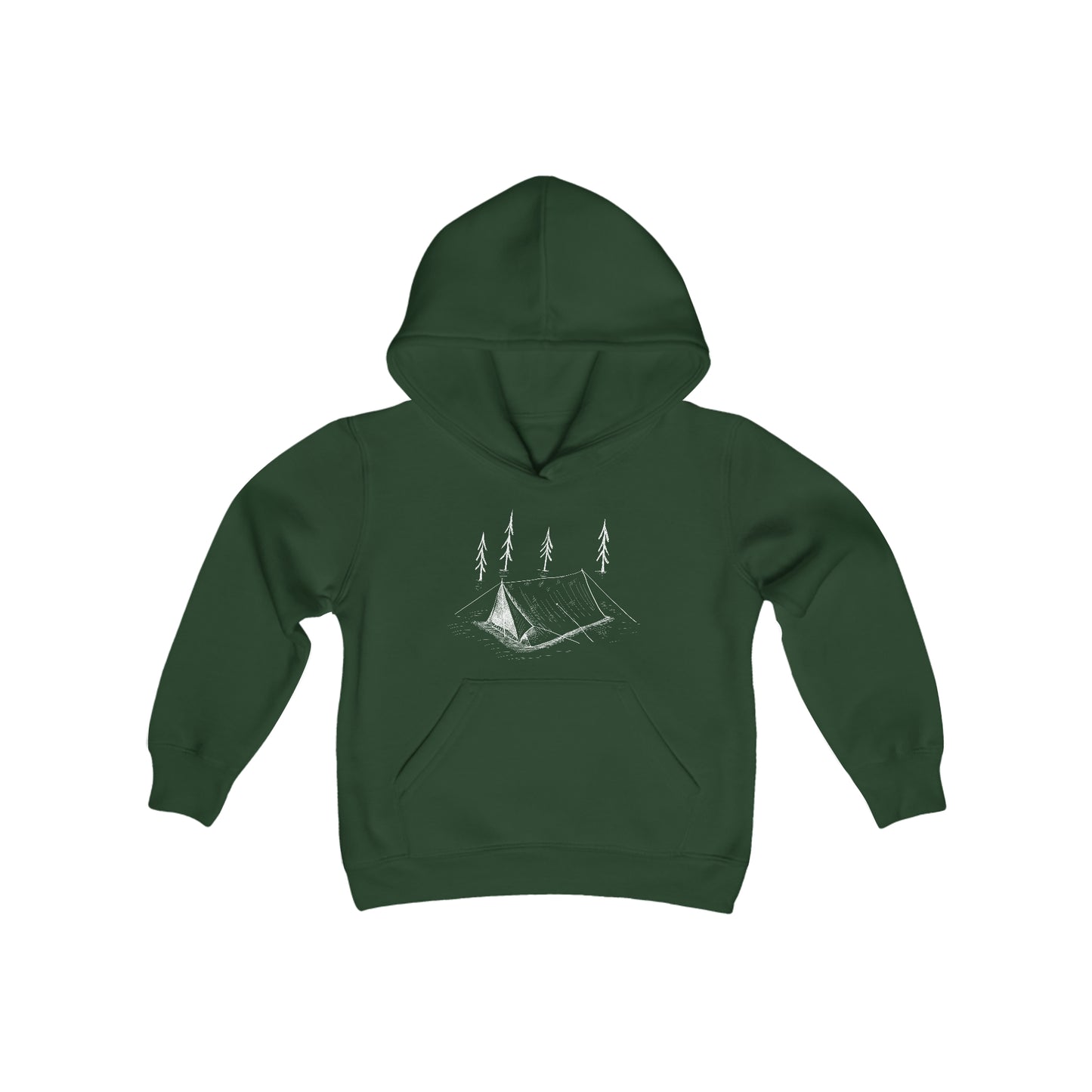 Camping Tent - Kids Hoodie