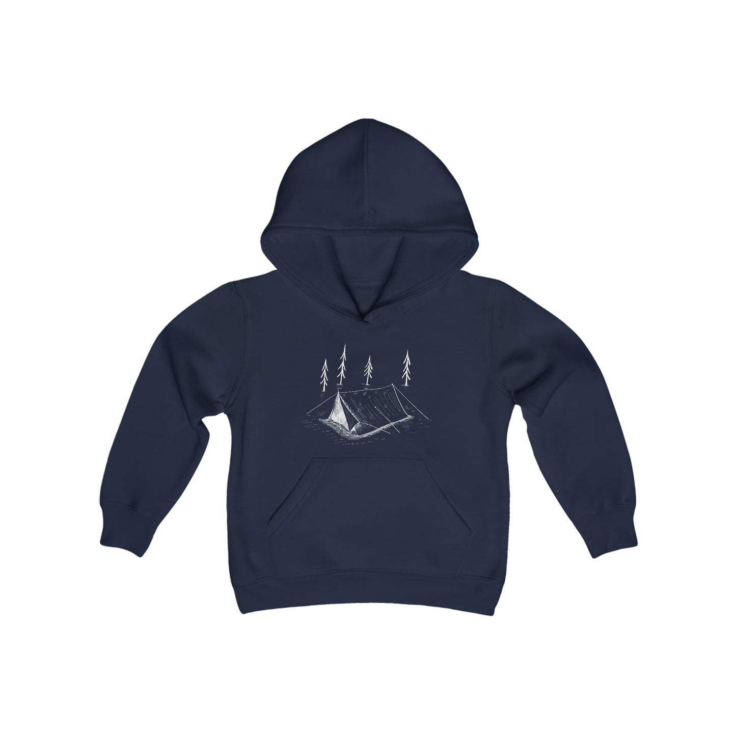 Camping Tent - Kids Hoodie