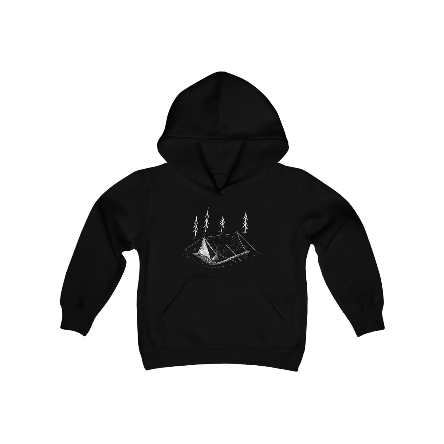 Camping Tent - Kids Hoodie