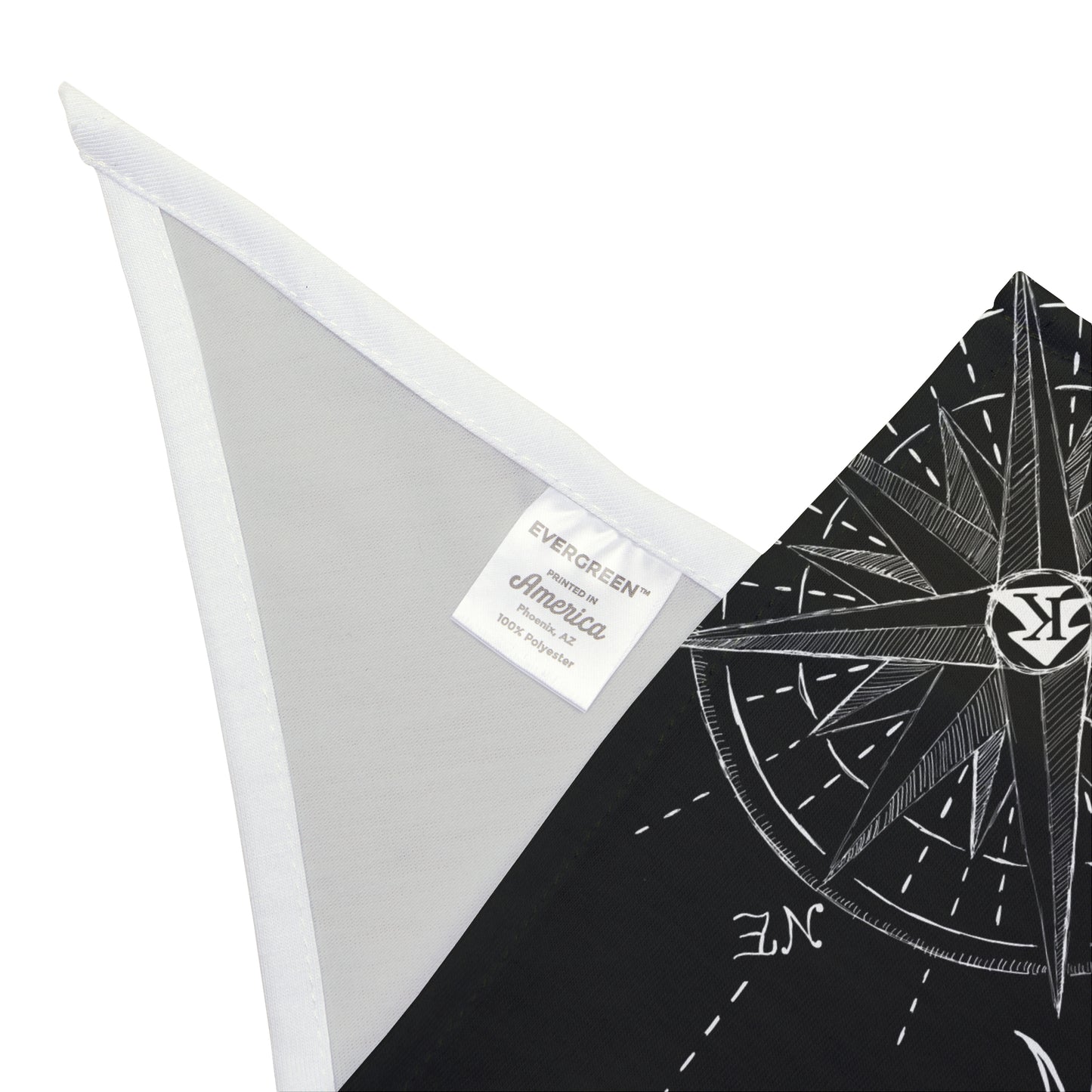 Custom True North Compass Pet Bandana