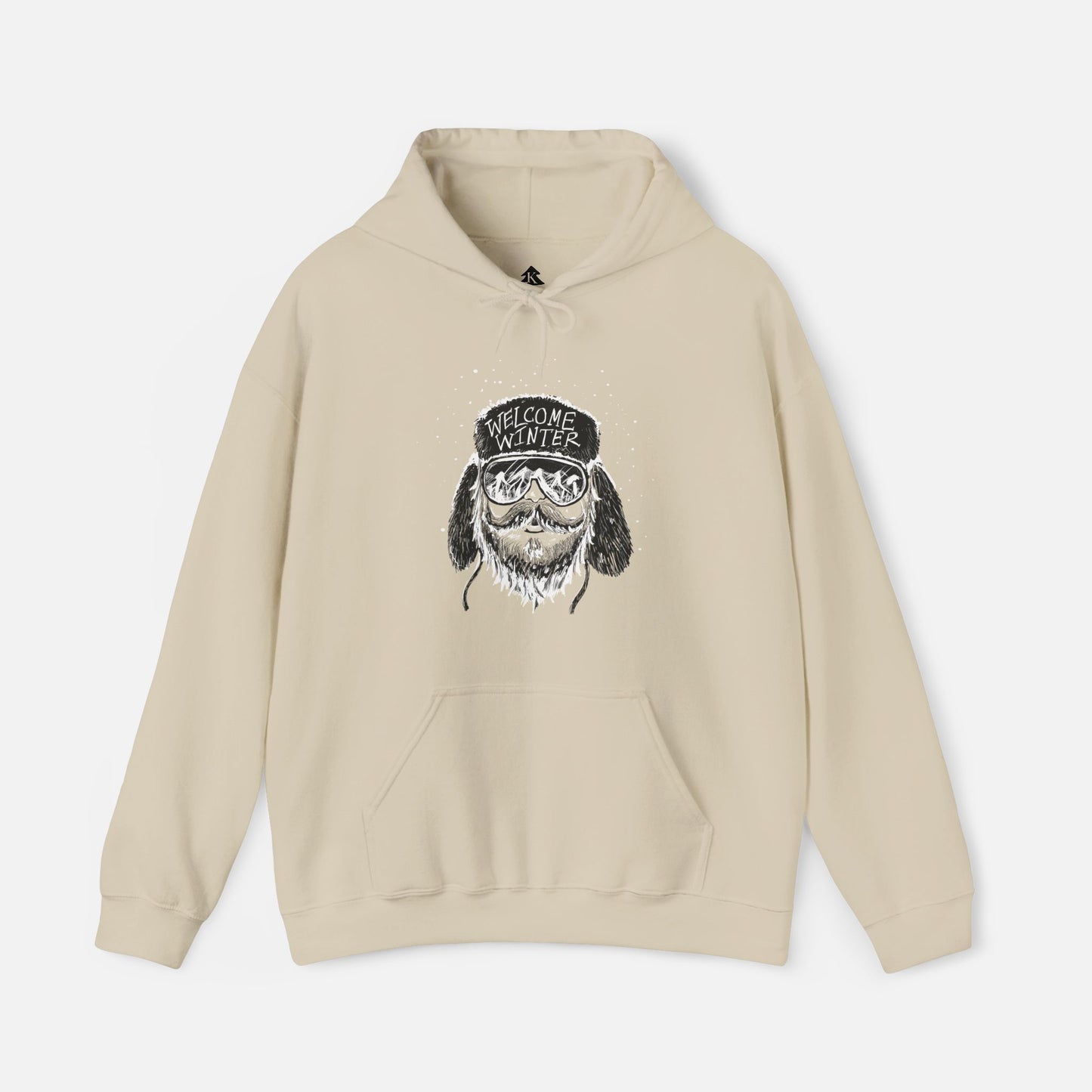Men's Winter Snow Beard Hoodie | Unisex Fit