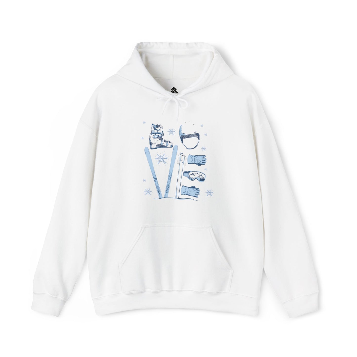 Adult Ski Gear Hoodie | Unisex Fit