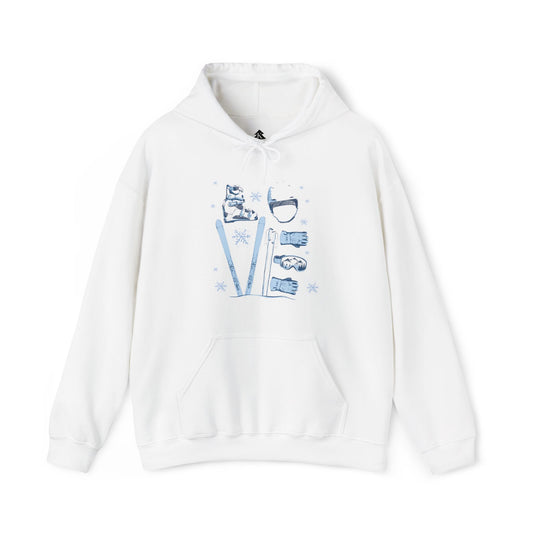 Adult Ski Gear Hoodie | Unisex Fit