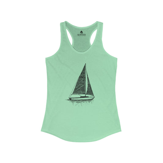 Sailboat Racerback Tank