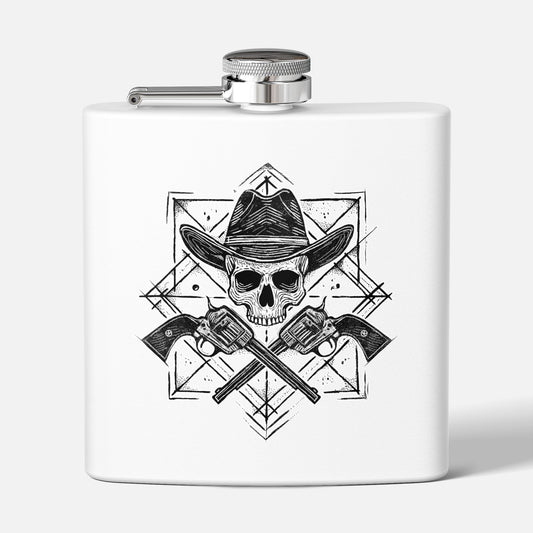 Geometric Cowboy Skull