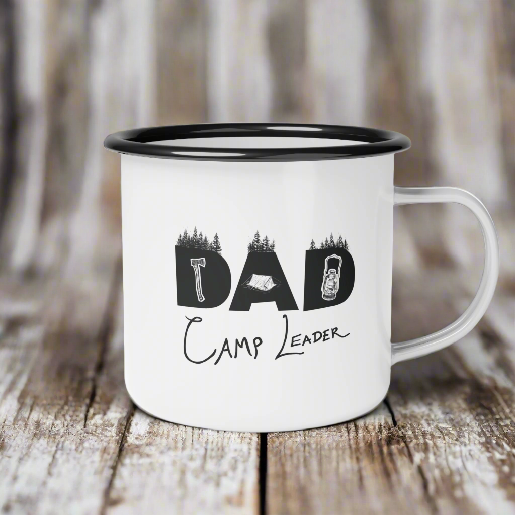 Dad Camp Leader — Enamel Camp Cup