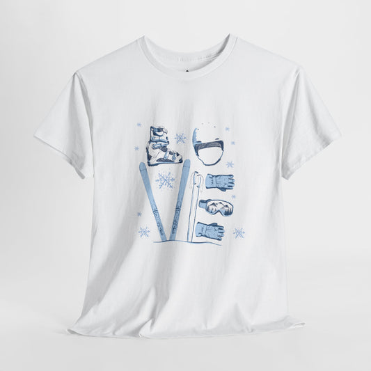 Adult Ski T-Shirt | Unisex Fit