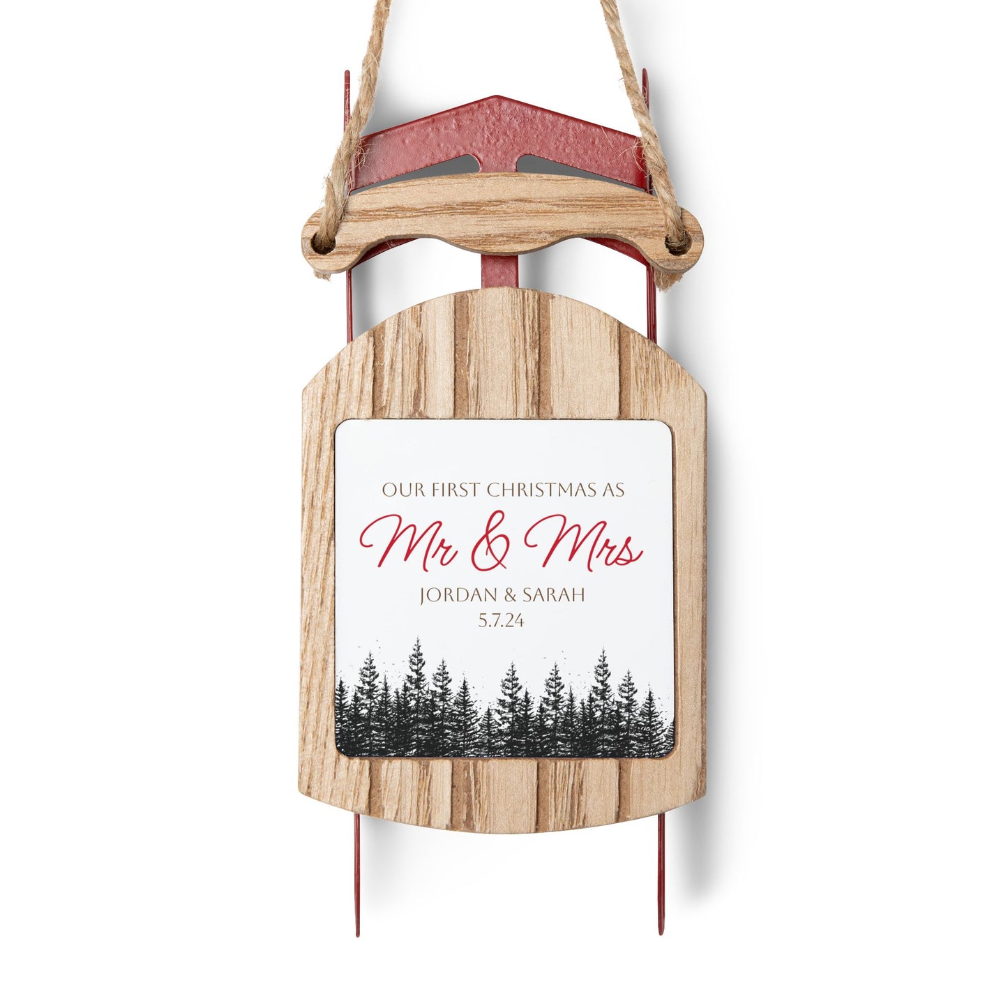 Personalized First Christmas Ornament