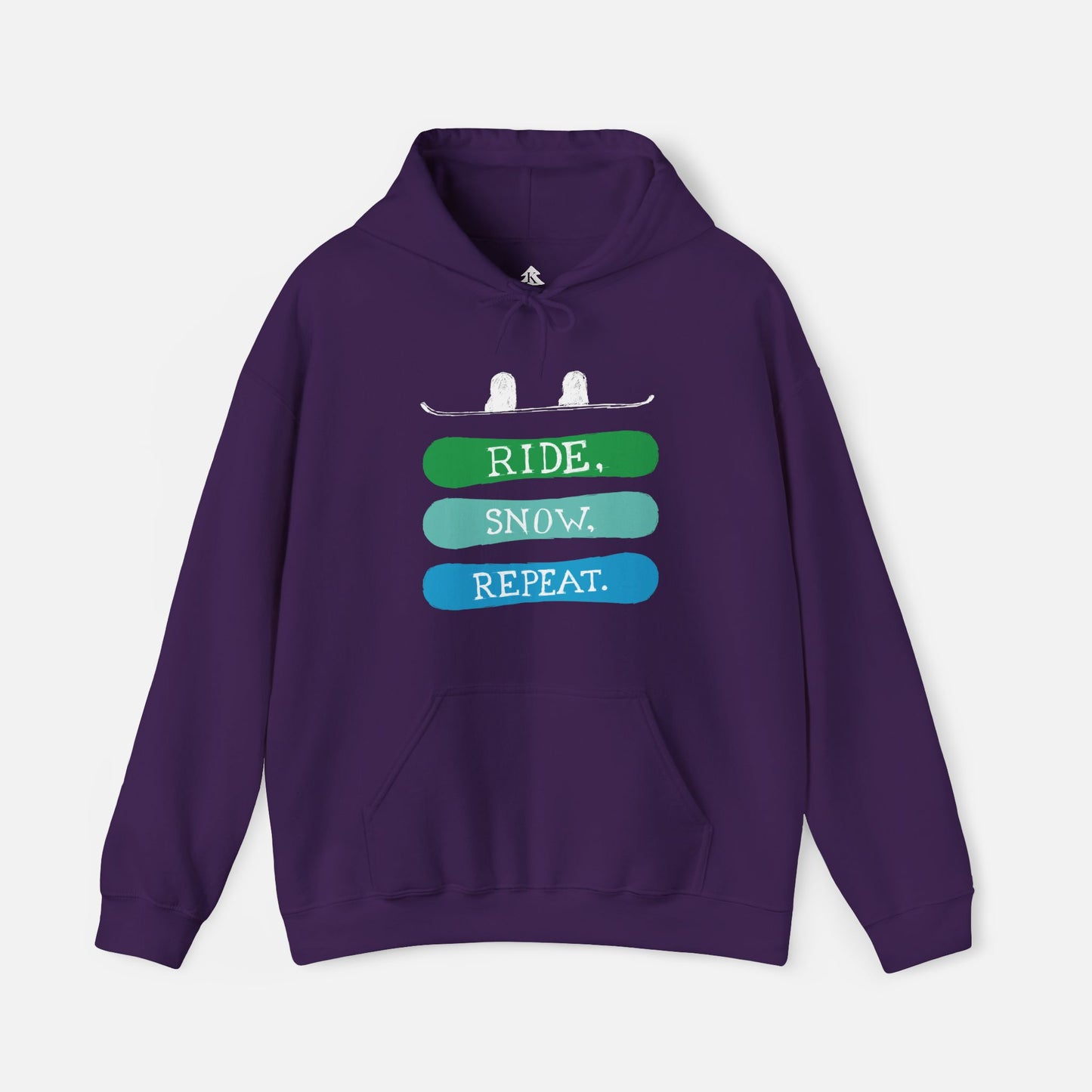 Men's Ride, Snow, Repeat Hoodie | Unisex Fit