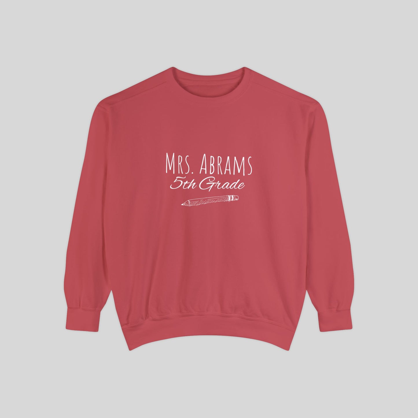 Personalized Teacher Sweatshirt, Teacher and Grade Personalized Crewneck Sweater, First Day of School Sweater, Unisex Crewneck Sweater.