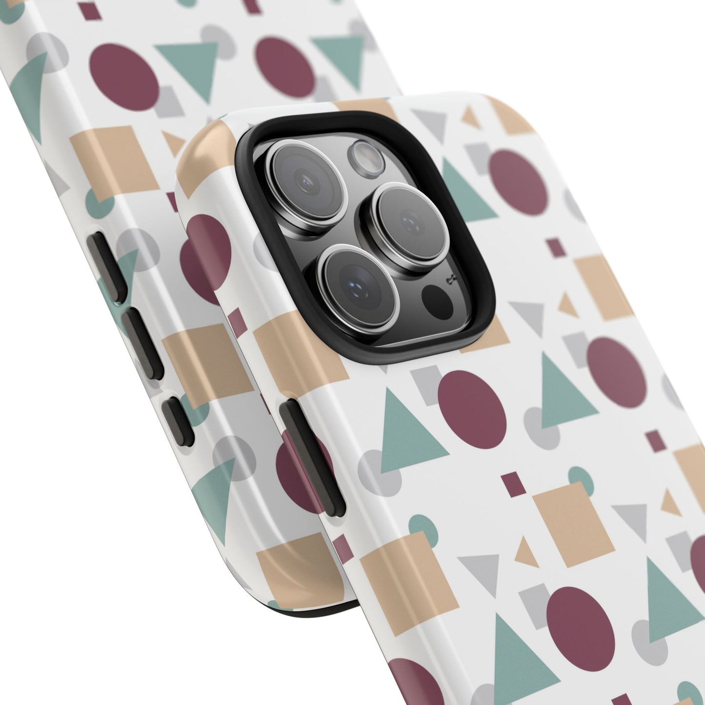 Vibrant Geometric Pattern Phone Case – A Modern Work of Art for Your Device