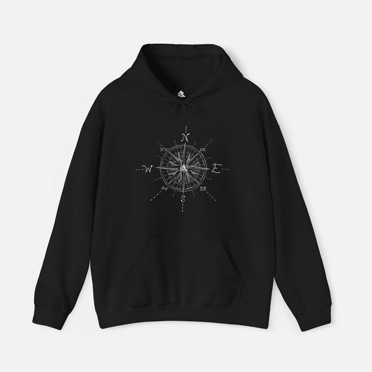 Adult True North Compass Hoodie | Unisex Fit
