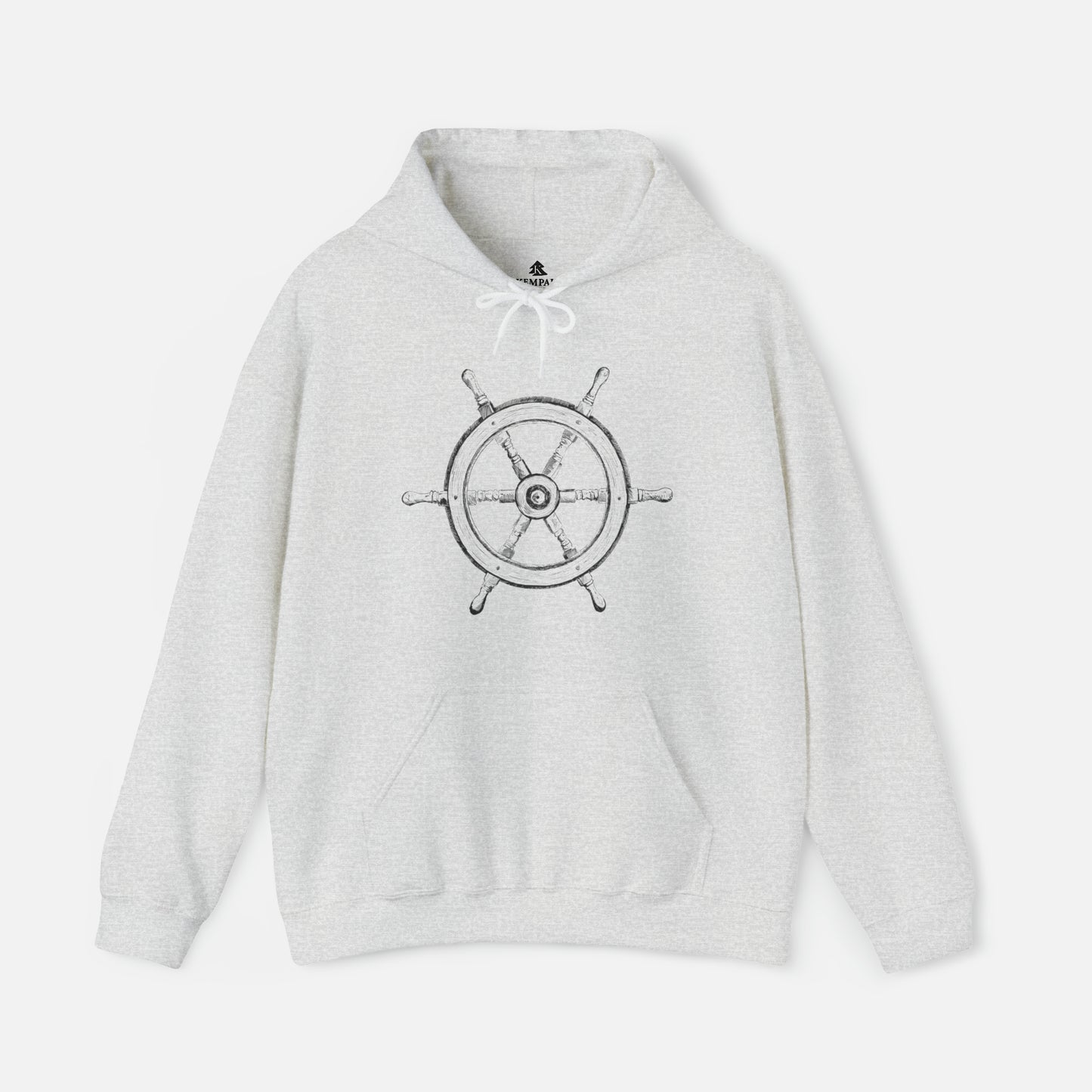 Men's Vintage Ship Wheel Hoodie | Unisex Fit