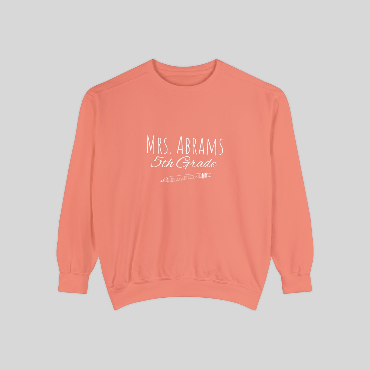 Personalized Teacher Sweatshirt, Teacher and Grade Personalized Crewneck Sweater, First Day of School Sweater, Unisex Crewneck Sweater.
