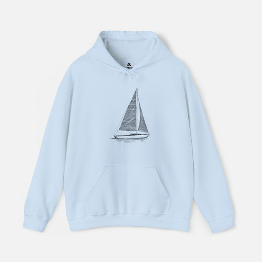 Women's Sailboat Hoodie | Unisex Fit