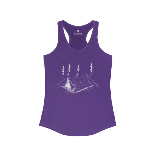 Women's Woodland Camping Racerback