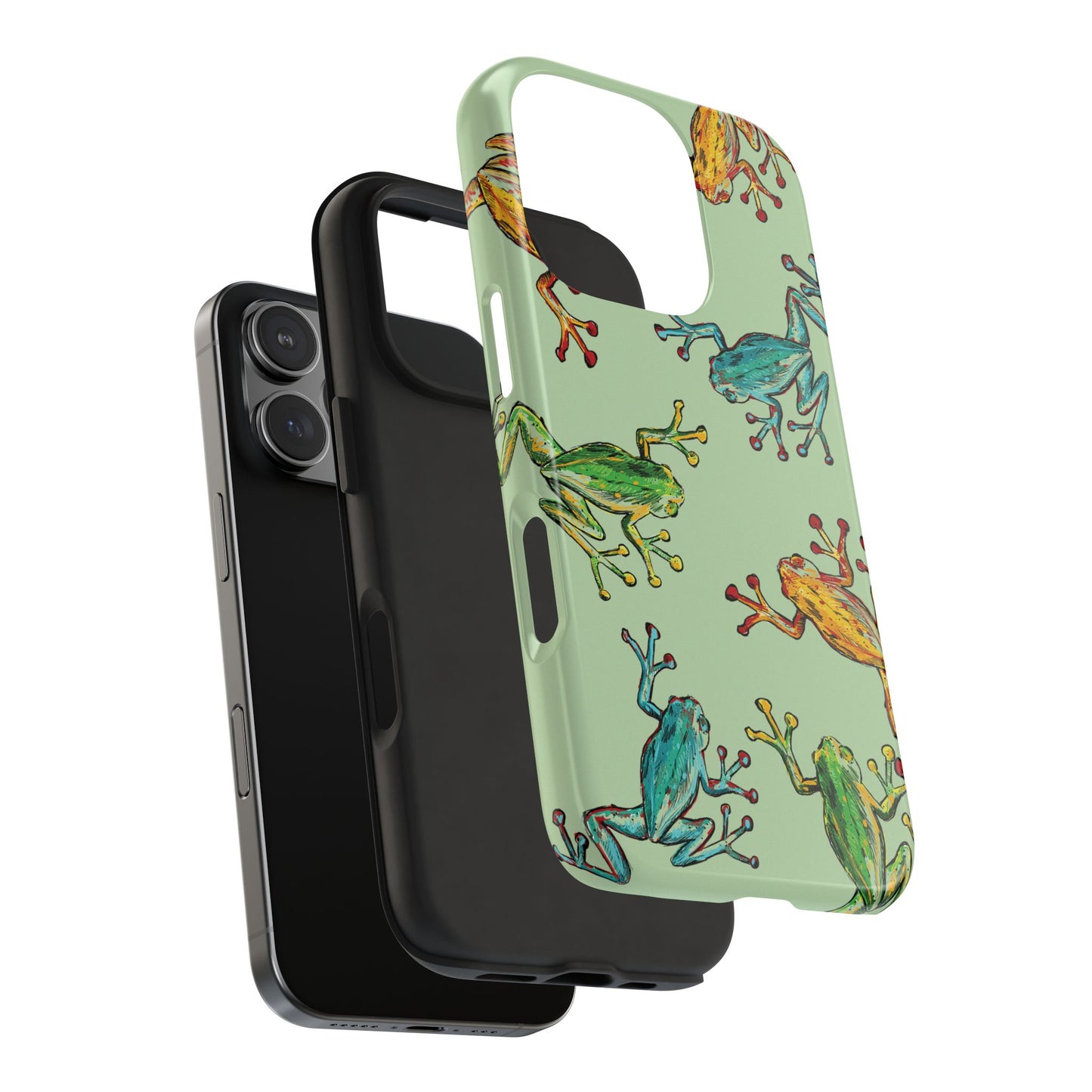 Tree Frog Phone Case, Nature-Inspired Design for iPhone and Samsung, Durable & Stylish Accessory for Frog Lovers