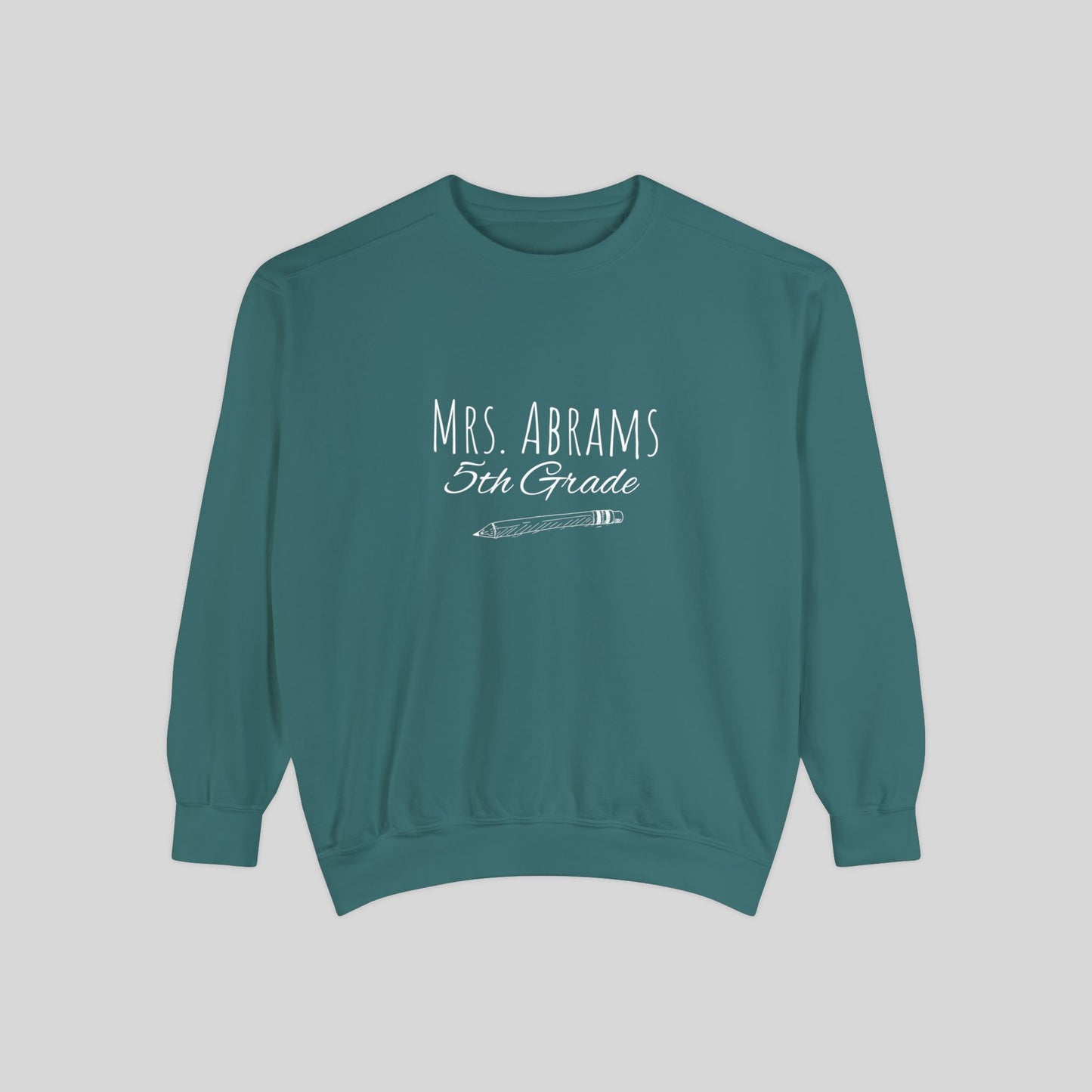 Personalized Teacher Sweatshirt, Teacher and Grade Personalized Crewneck Sweater, First Day of School Sweater, Unisex Crewneck Sweater.