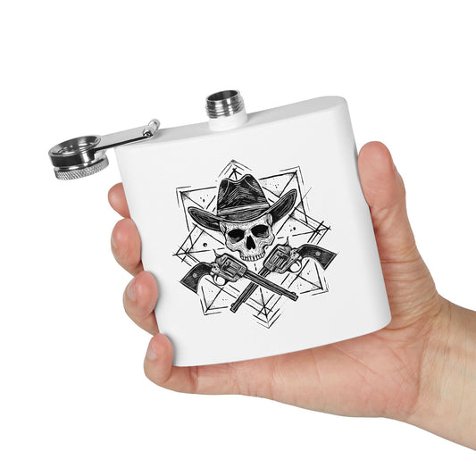 Geometric Cowboy Skull