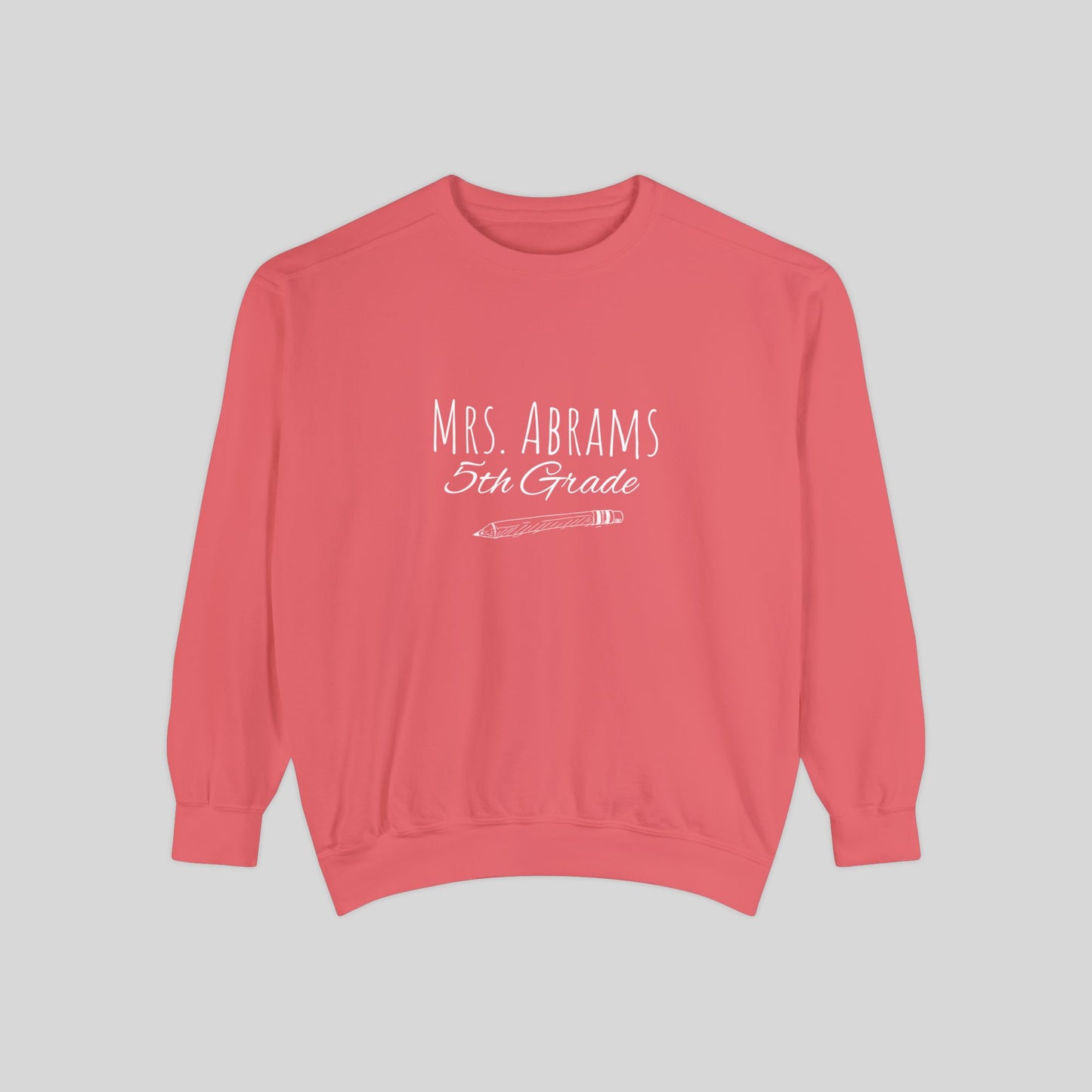 Personalized Teacher Sweatshirt, Teacher and Grade Personalized Crewneck Sweater, First Day of School Sweater, Unisex Crewneck Sweater.