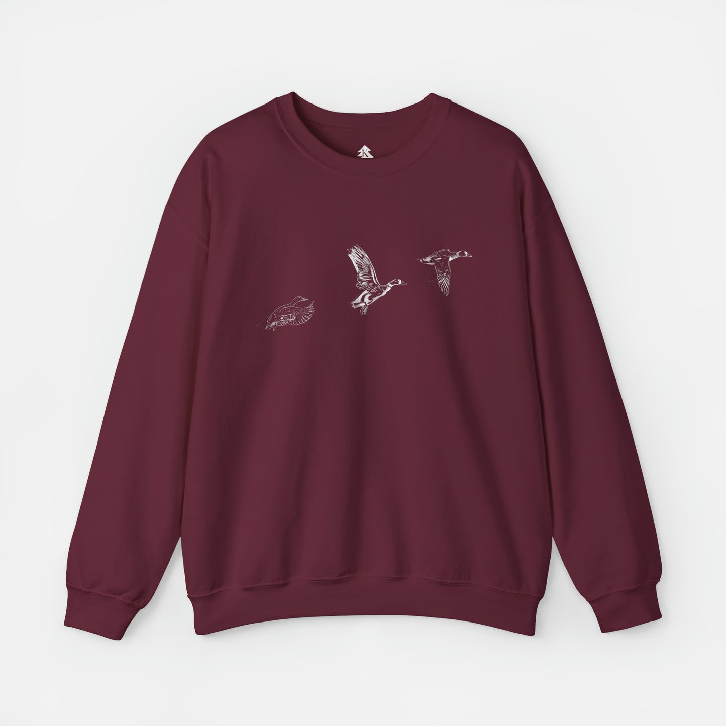 Adult Three Flying Ducks Crewneck | Unisex Fit