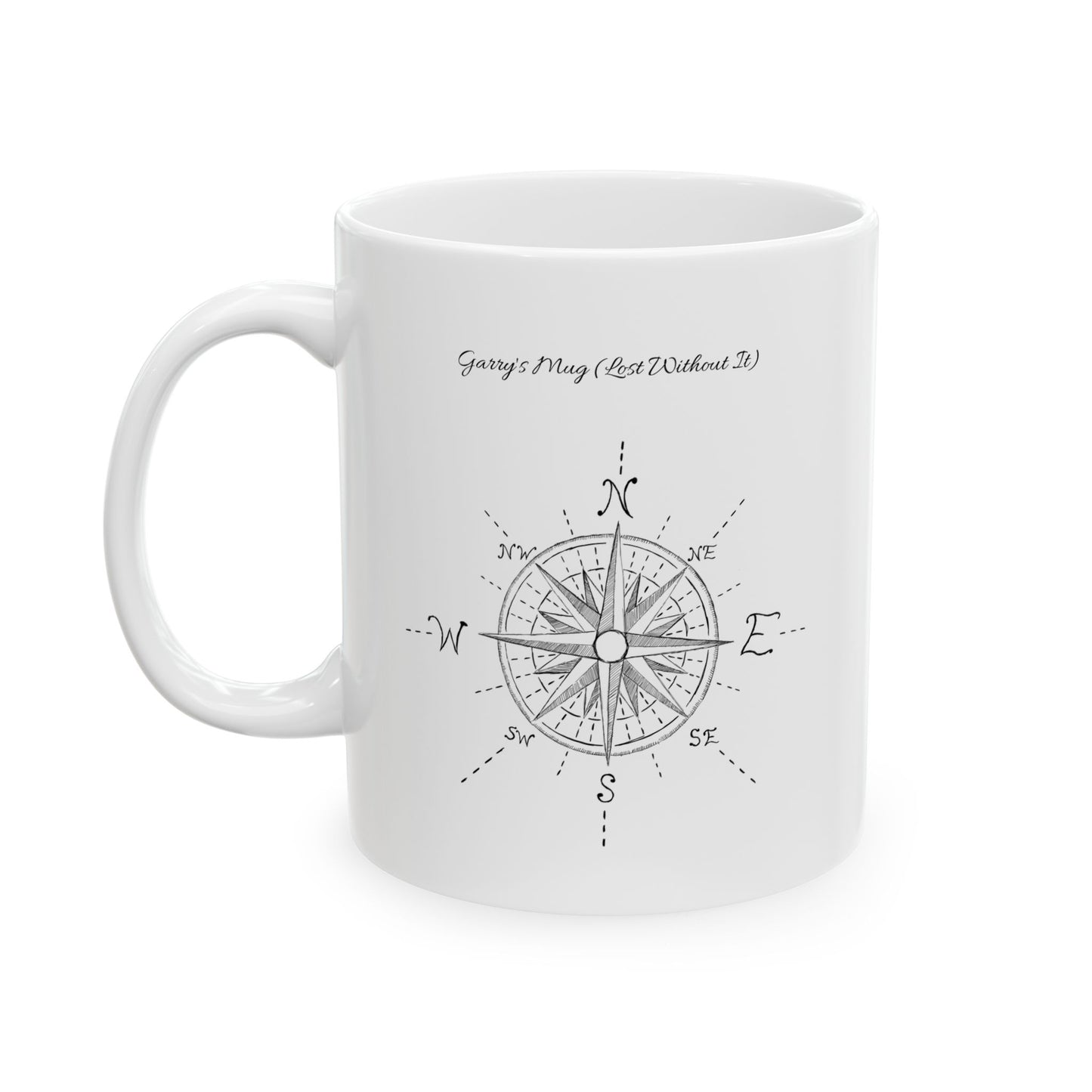 Personalized Compass Rose Mug