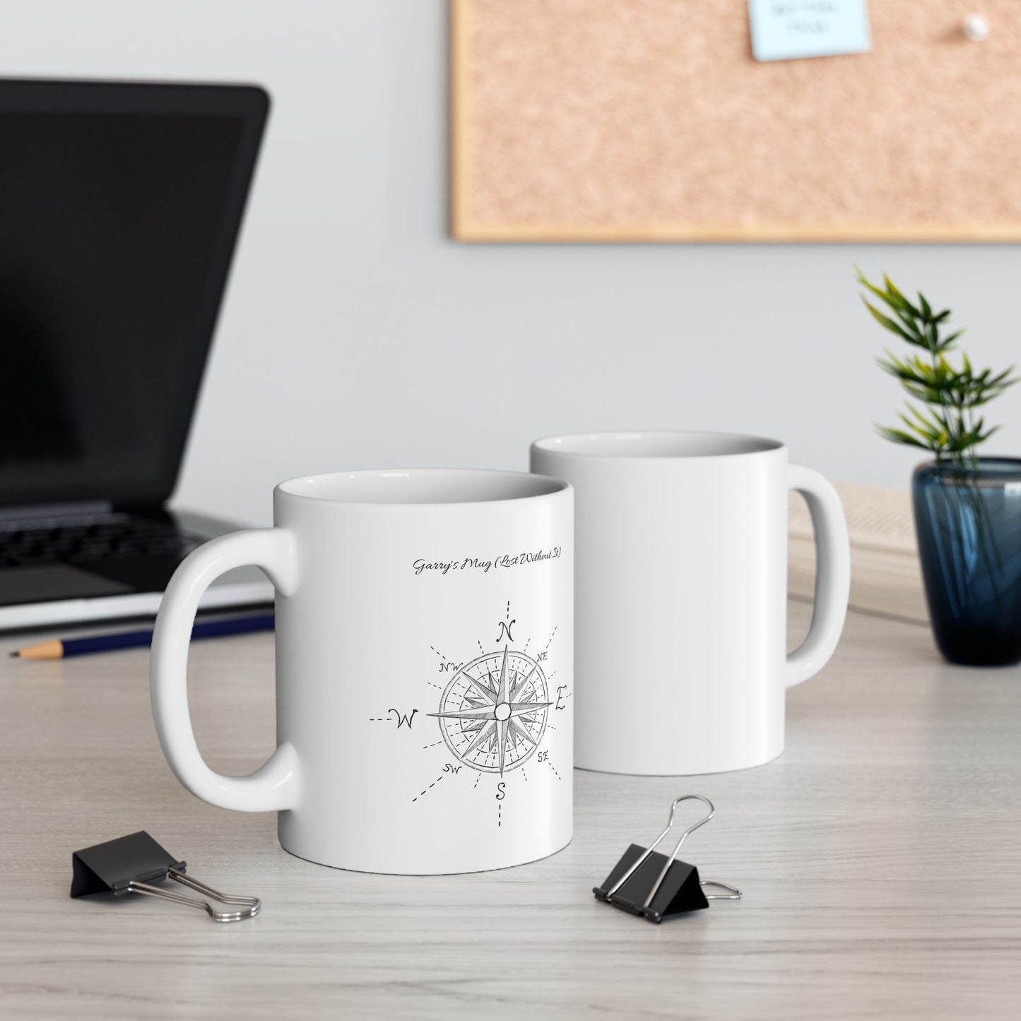 Personalized Compass Rose Mug