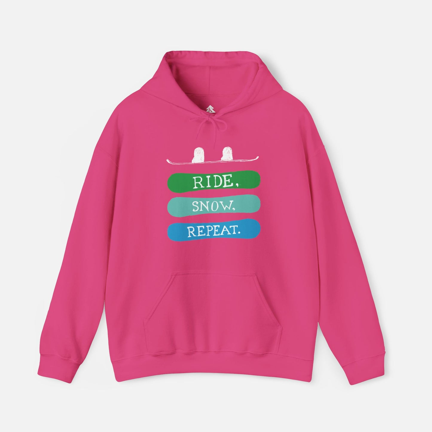 Men's Ride, Snow, Repeat Hoodie | Unisex Fit