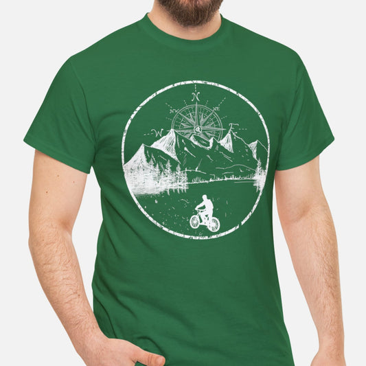 Mountain Bike Scene Graphic T-Shirt
