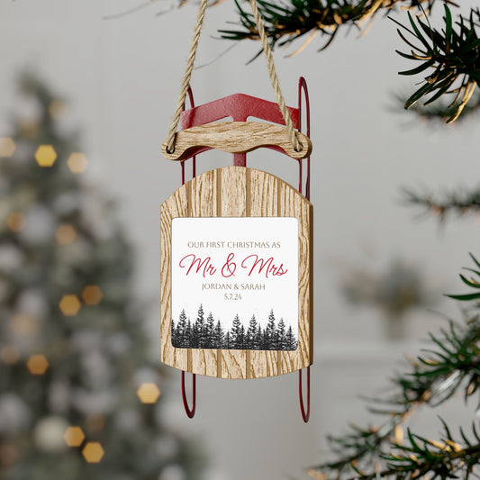 Personalized First Christmas Ornament