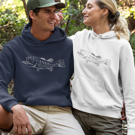 Adult Largemouth Bass Hoodie | Unisex Fit