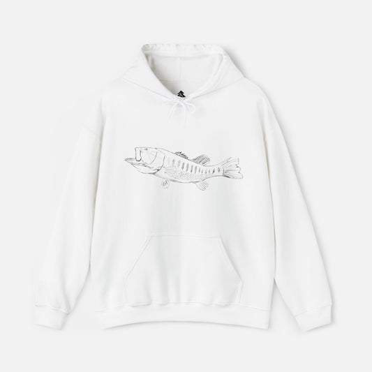 Adult Largemouth Bass Hoodie | Unisex Fit