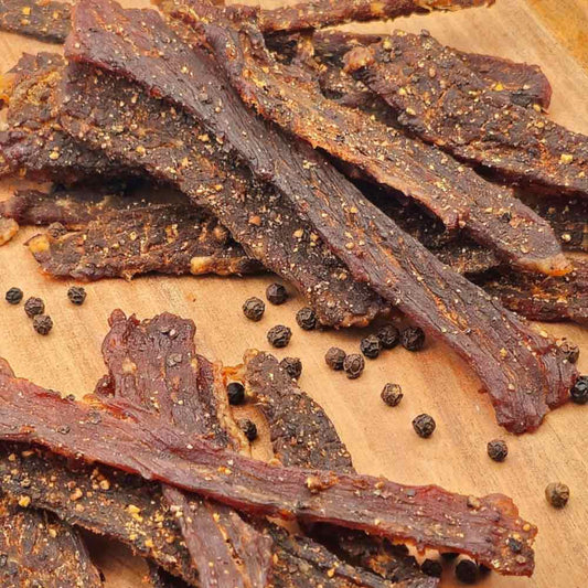 Black Pepper-Garlic Premium Beef Jerky Beef Jerky for by Cedar Valley Cuts