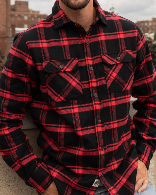 The Red Grand Flannel | Heavyweight Cotton