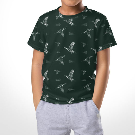 Duck Pattern - Toddler Mid-Weight Jersey