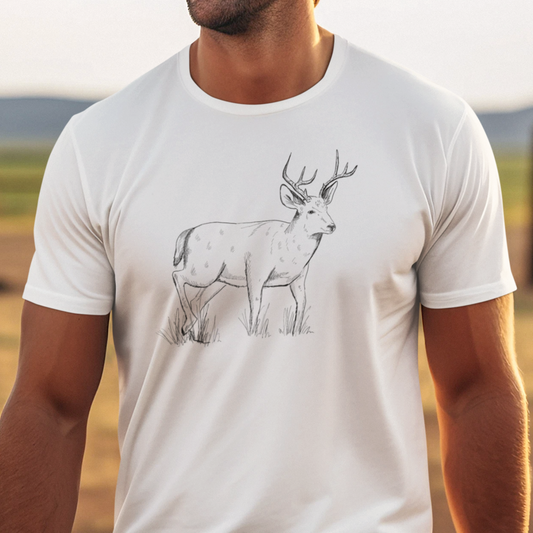 Adult 6 Point Buck T-Shirt | Unisex Fit