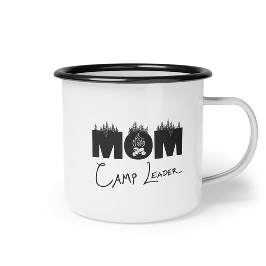 Mom Camp Leader — Enamel Camp Cup // Personalized //